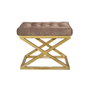 Atelier Del Sofa Puff Capraz - Gold, Brown